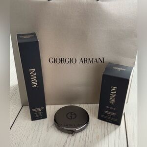Giorgio Armani, primer ,foundation, mirror,